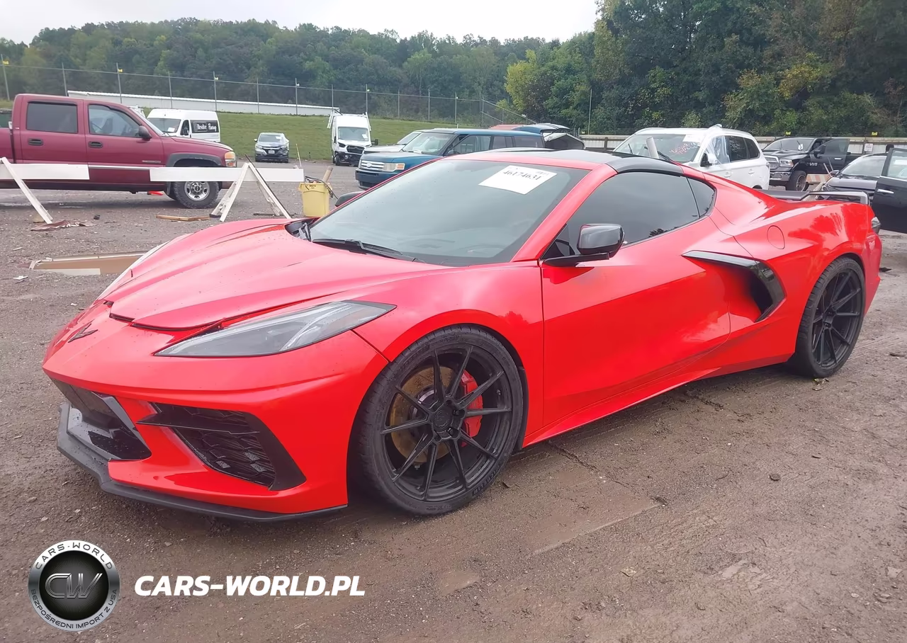 2021 Chevrolet Corvette Stingray Rwd 3Lt VIN:1G1YC2D44M5113583 - 2