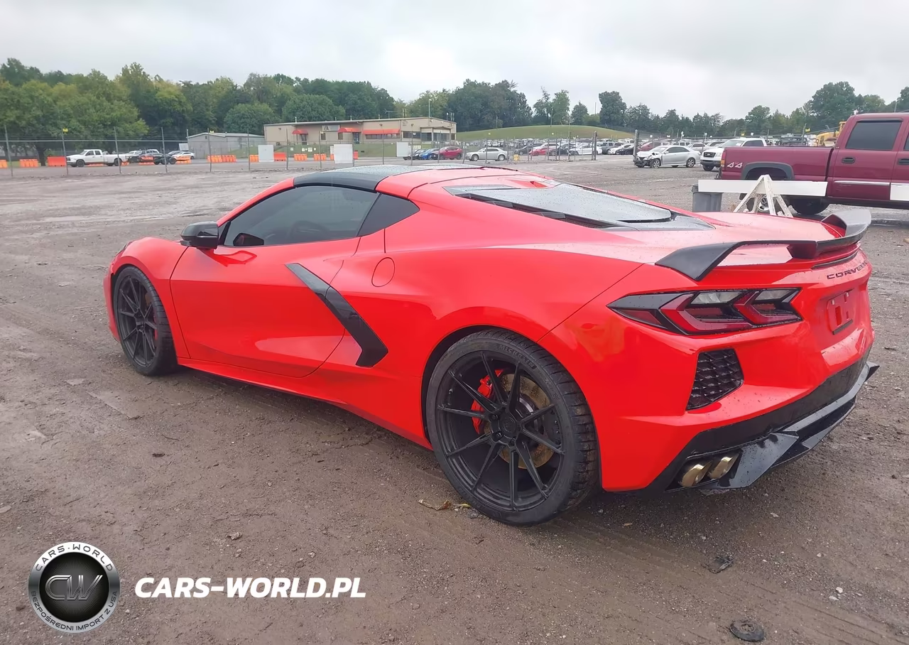 2021 Chevrolet Corvette Stingray Rwd 3Lt VIN:1G1YC2D44M5113583 - 3