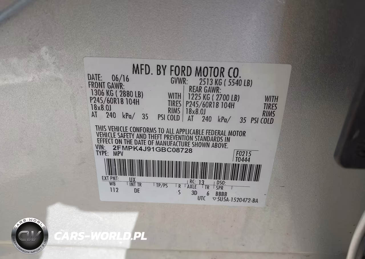 2016 Ford Edge Sel VIN:2FMPK4J91GBC08728 - 9