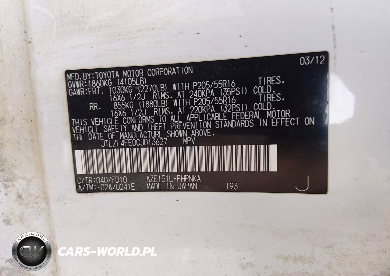 2012 Scion Xb VIN:JTLZE4FE0CJ013627 - 9
