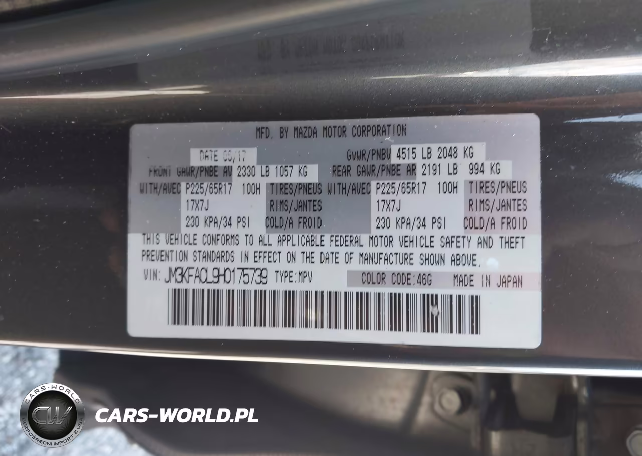 2017 Mazda Cx-5 Touring VIN:JM3KFACL9H0175739 - 9