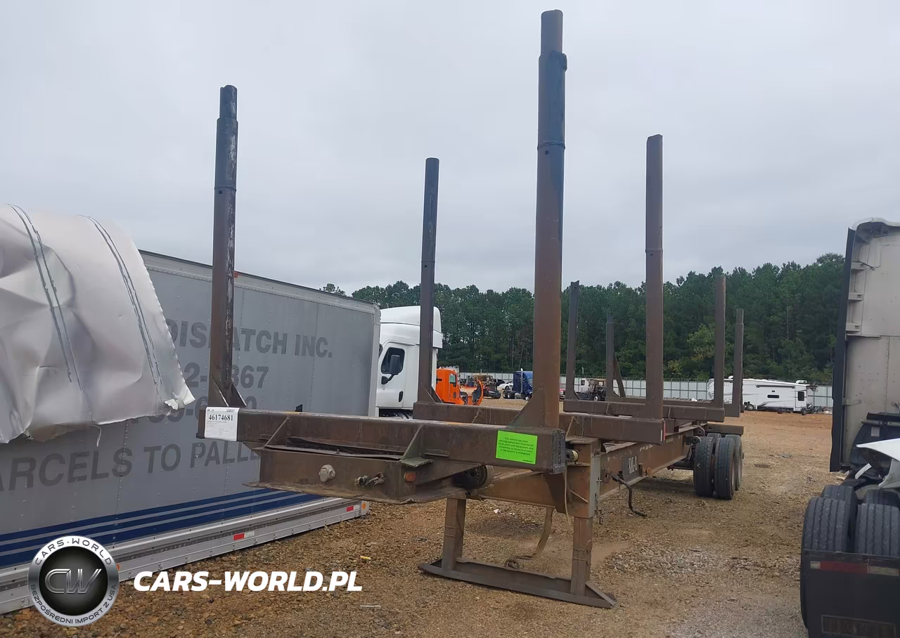 1984 John Evans Mfg Log Trailer VIN:1J9G140B9E1003554 - 2