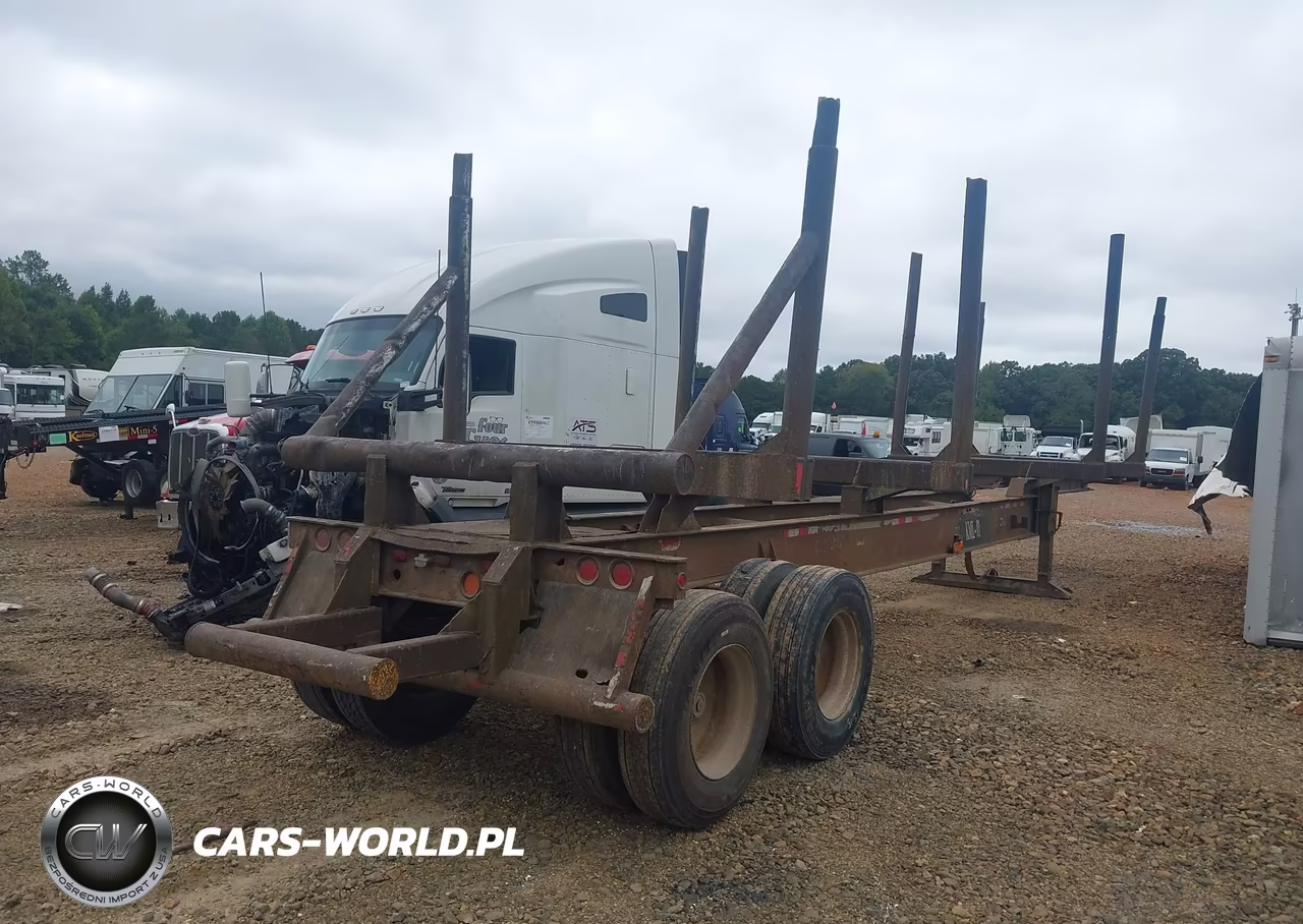 1984 John Evans Mfg Log Trailer VIN:1J9G140B9E1003554 - 4