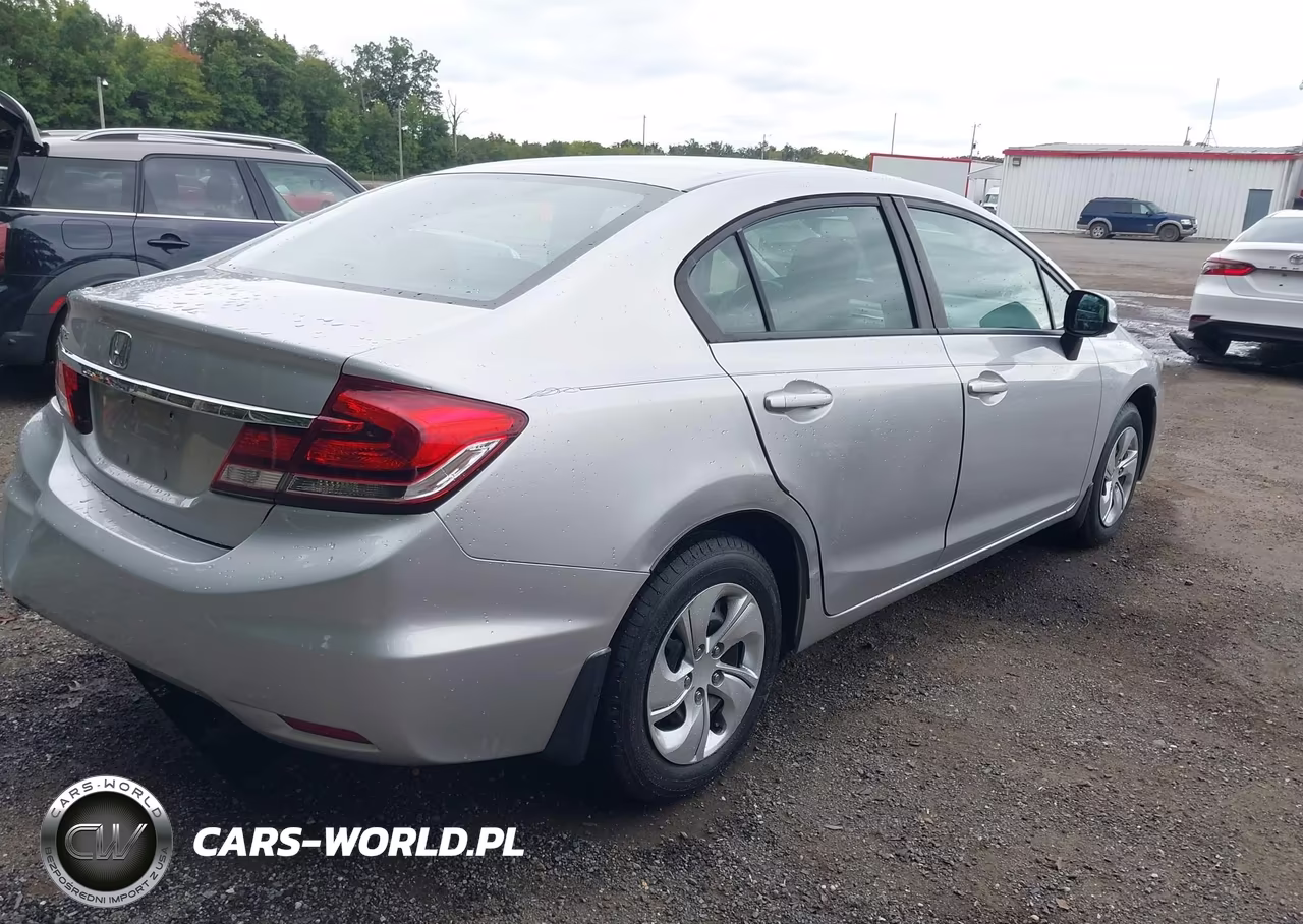 2013 Honda Civic Lx VIN:19XFB2F50DE075037 - 4