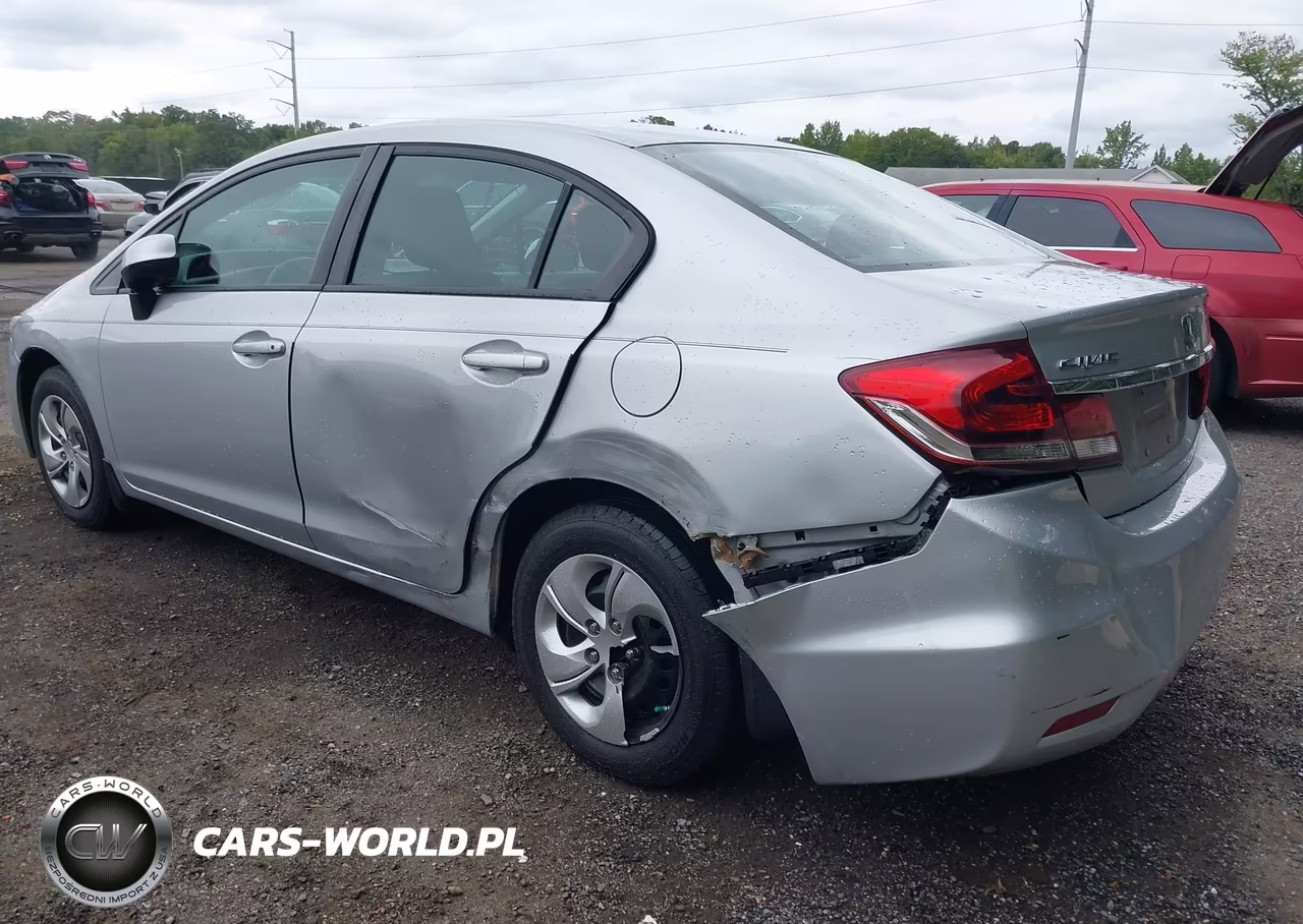 2013 Honda Civic Lx VIN:19XFB2F50DE075037 - 6