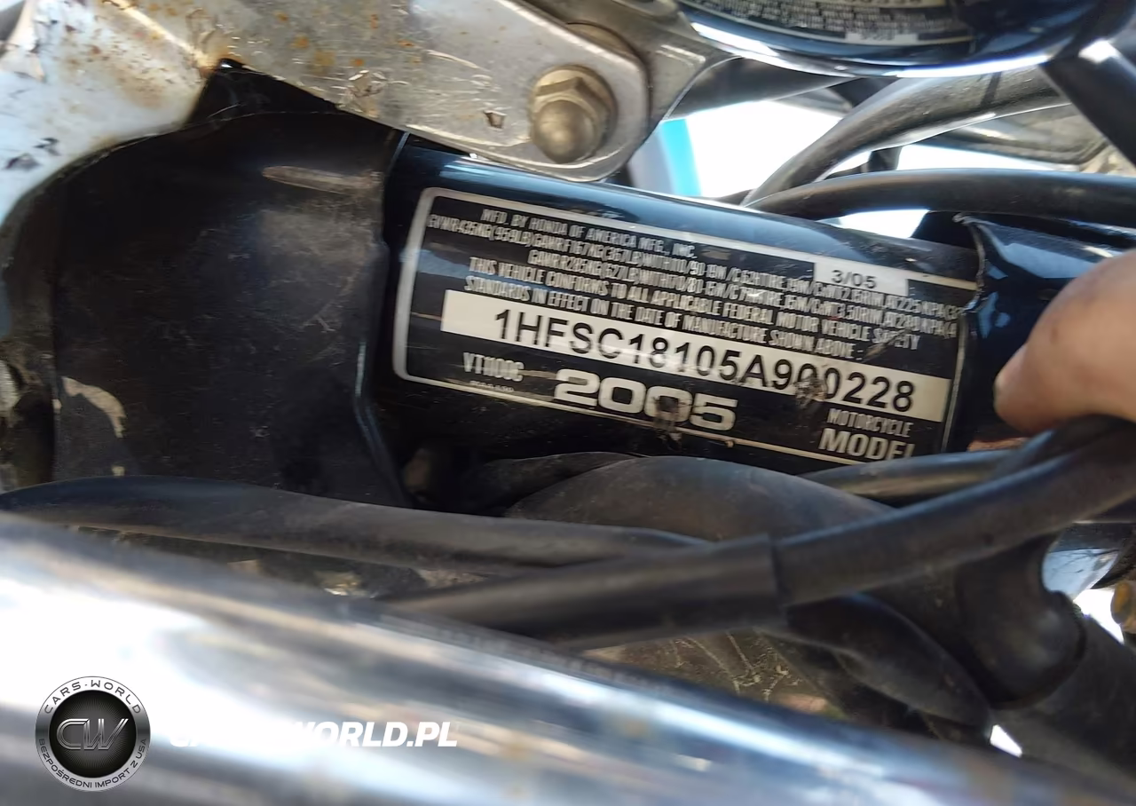 2005 Honda Vt1100 C VIN:1HFSC18105A900228 - 10
