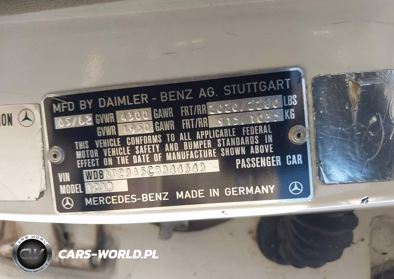 1982 Mercedes-Benz 240 D VIN:WDBAB23A5CB344543 - 9