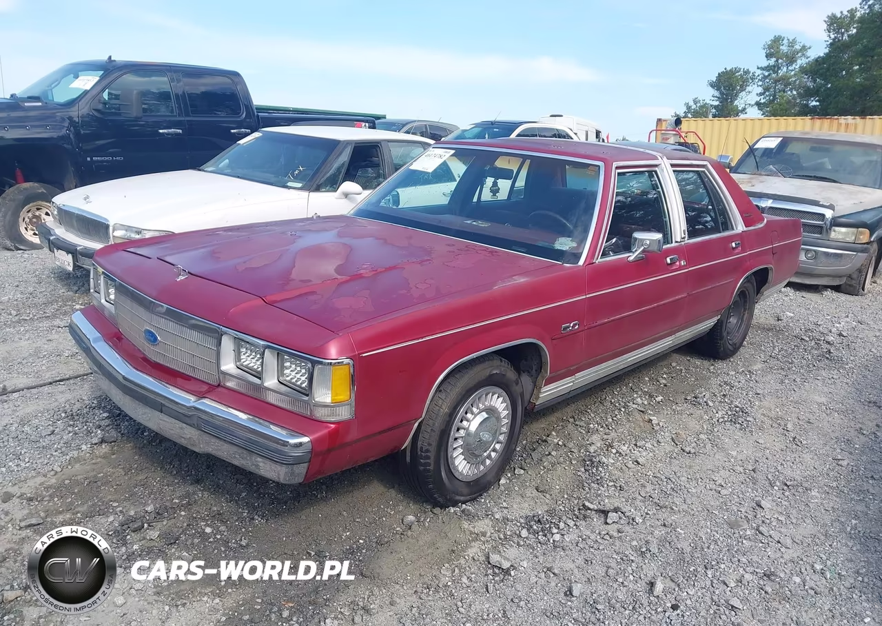 1991 Ford Crown Victoria Lx VIN:2FACP74F5MX186339 - 2