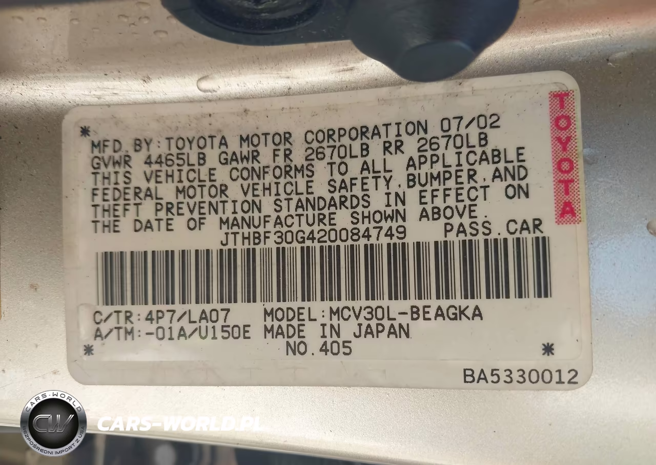 2002 Lexus Es 300 VIN:JTHBF30G420084749 - 9