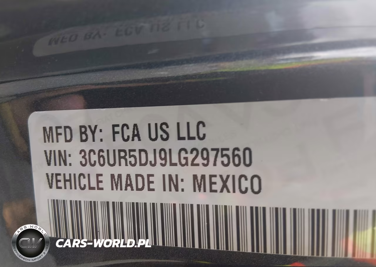 2020 Ram 2500 Big Horn 4X4 6'4 Box VIN:3C6UR5DJ9LG297560 - 9