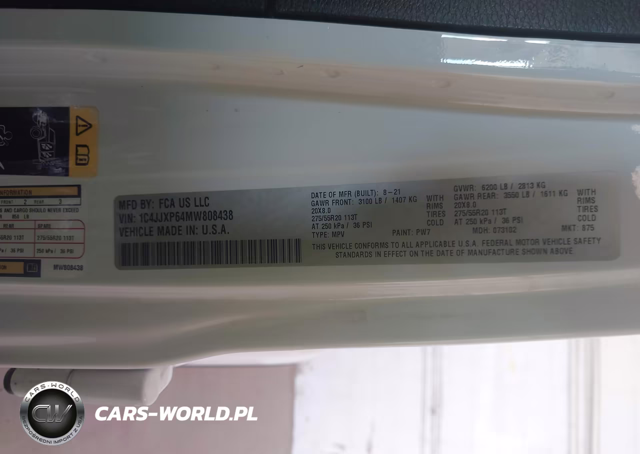 2021 Jeep Wrangler 4Xe Unlimited Sahara 4X4 VIN:1C4JJXP64MW808438 - 9