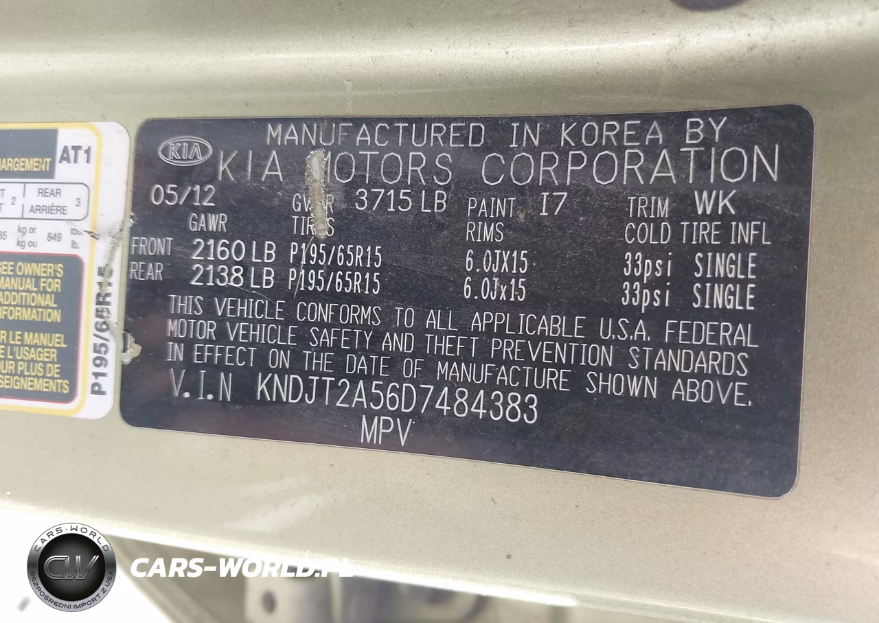 2013 Kia Soul VIN:KNDJT2A56D7484383 - 9