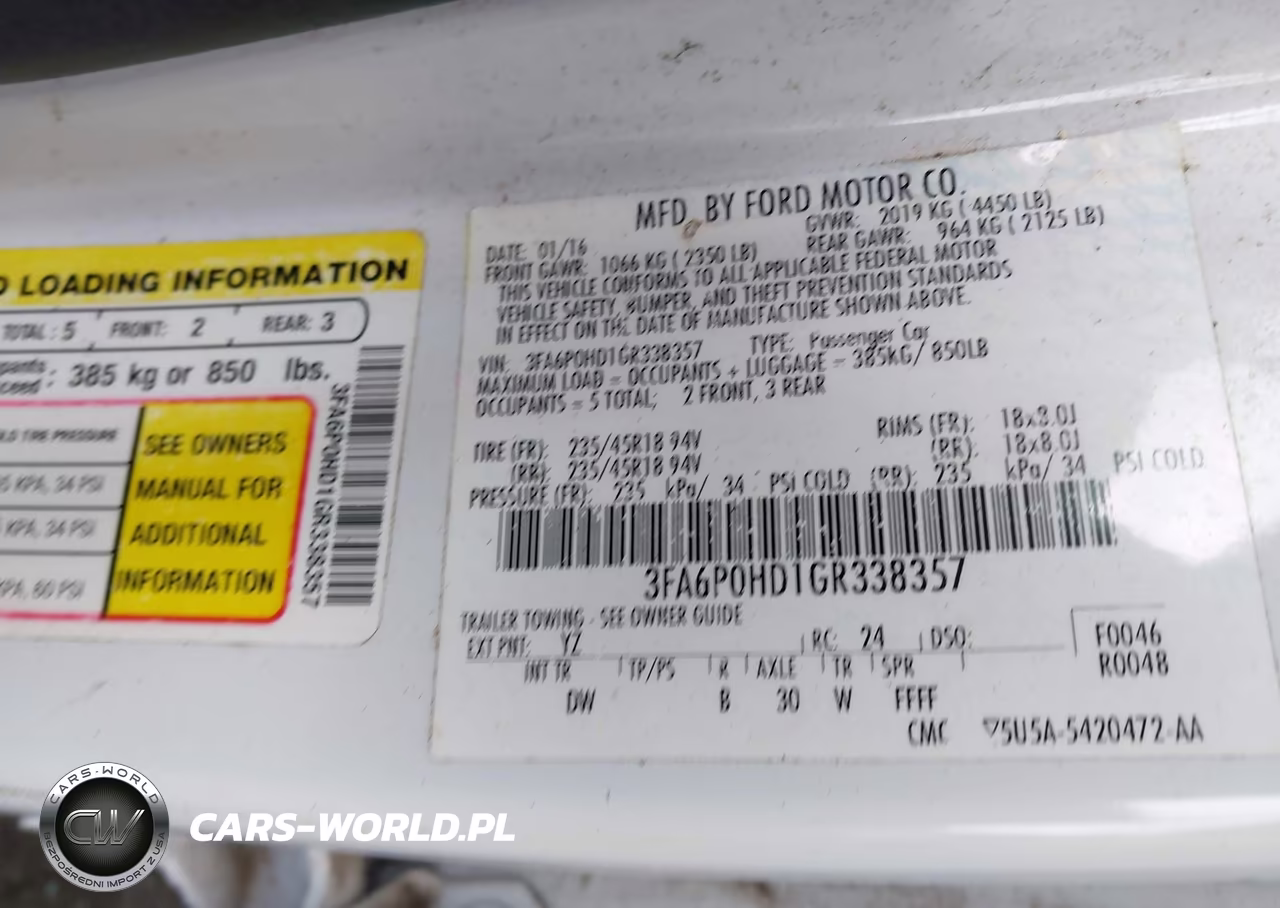 2016 Ford Fusion Se VIN:3FA6P0HD1GR338357 - 9