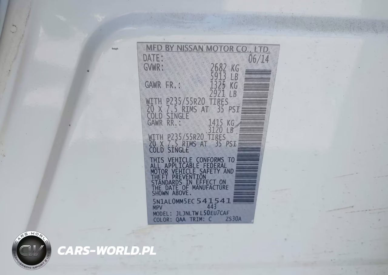 2014 Infiniti Qx60 VIN:5N1AL0MM5EC541541 - 9