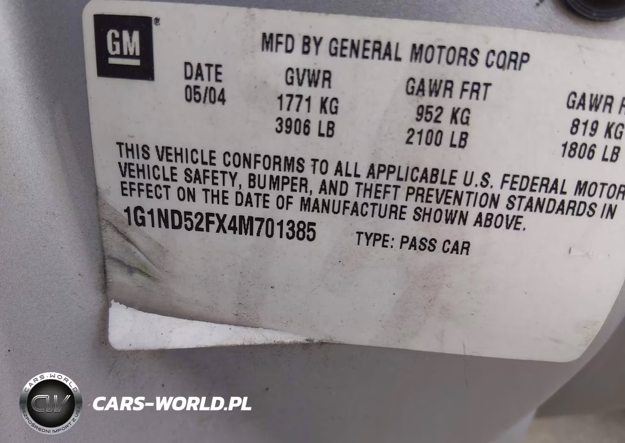 2004 Chevrolet Classic VIN:1G1ND52FX4M701385 - 9