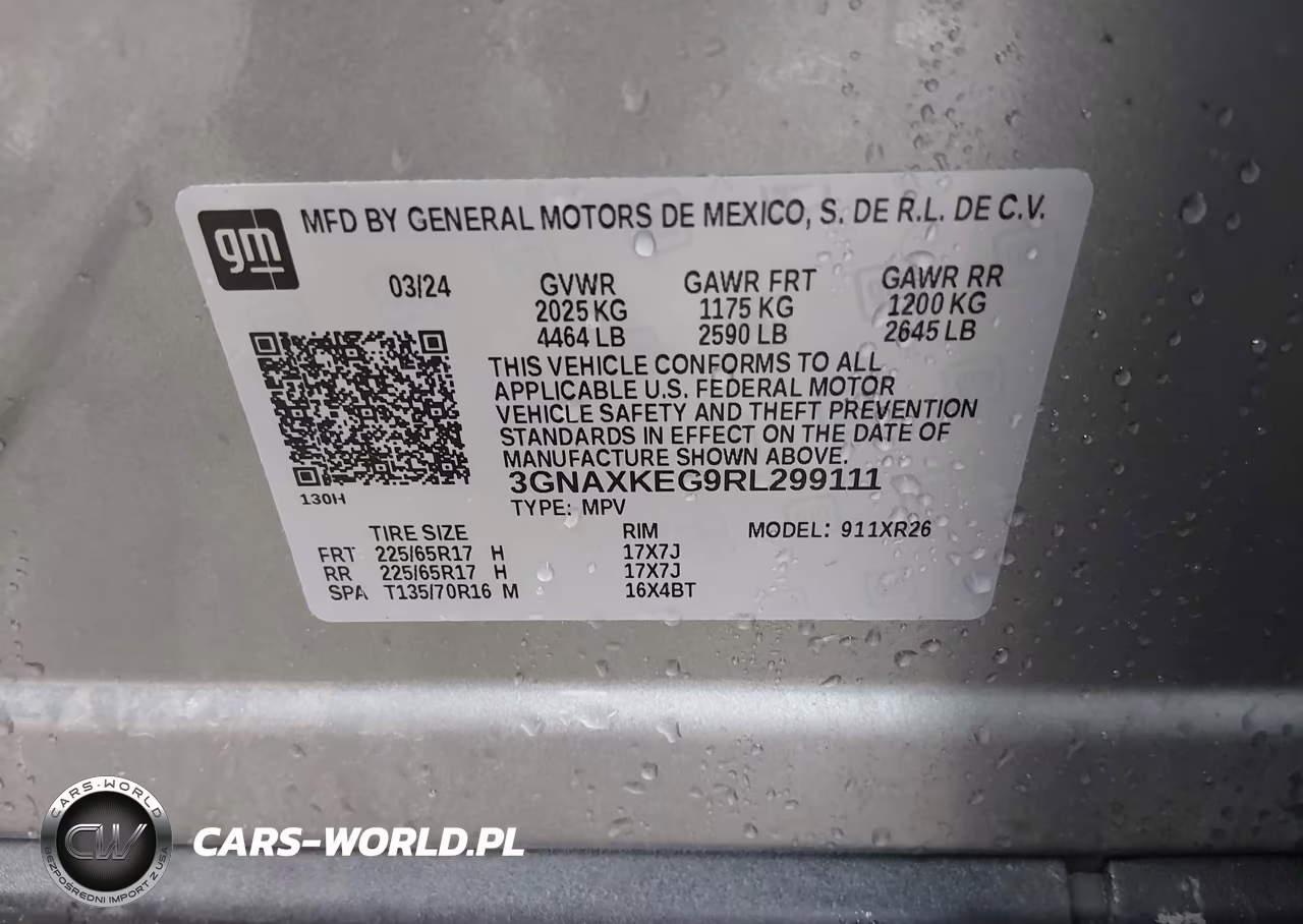 2024 Chevrolet Equinox Fwd Lt VIN:3GNAXKEG9RL299111 - 9