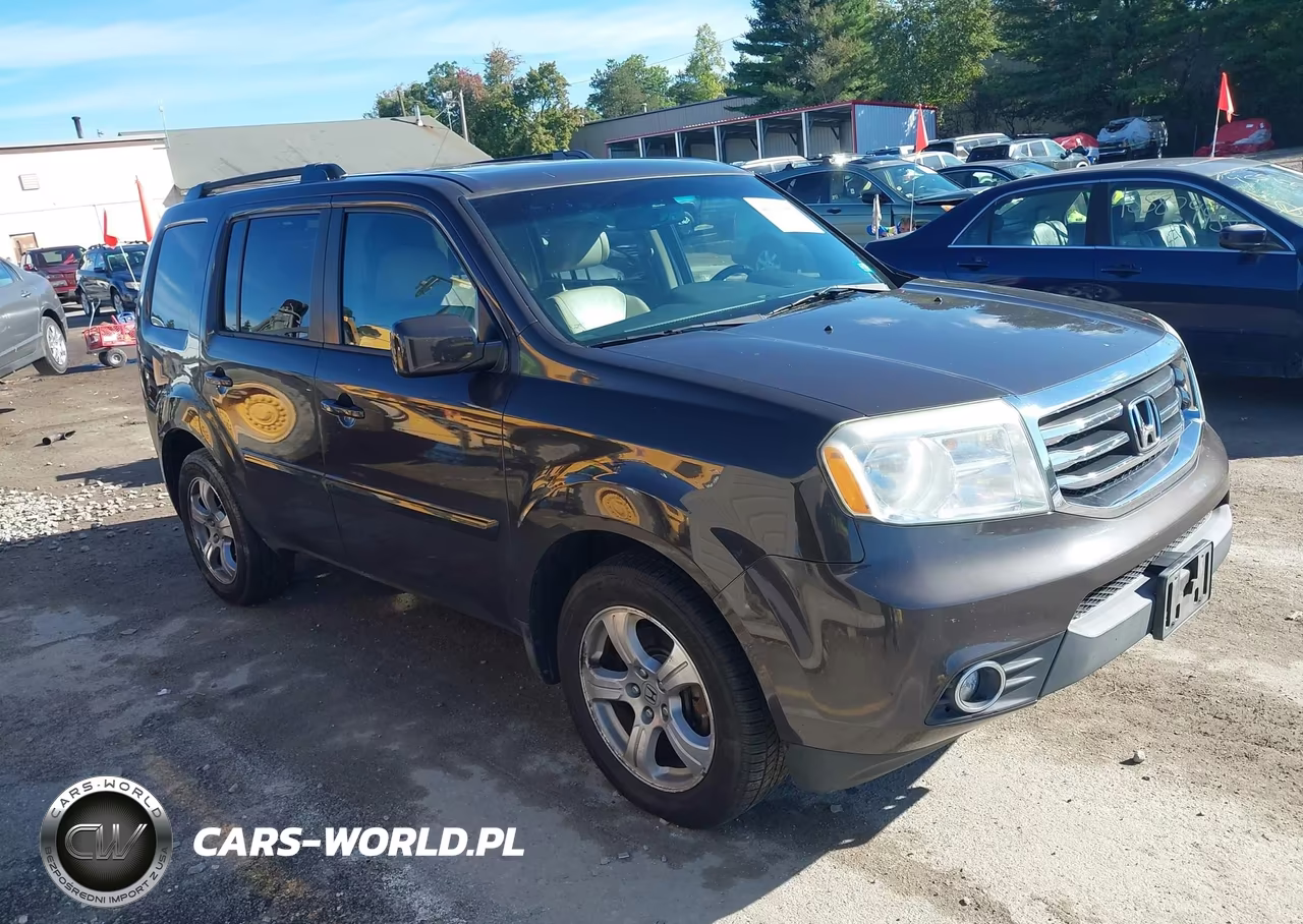 2012 Honda Pilot Ex-L VIN:5FNYF4H59CB030158 - 1