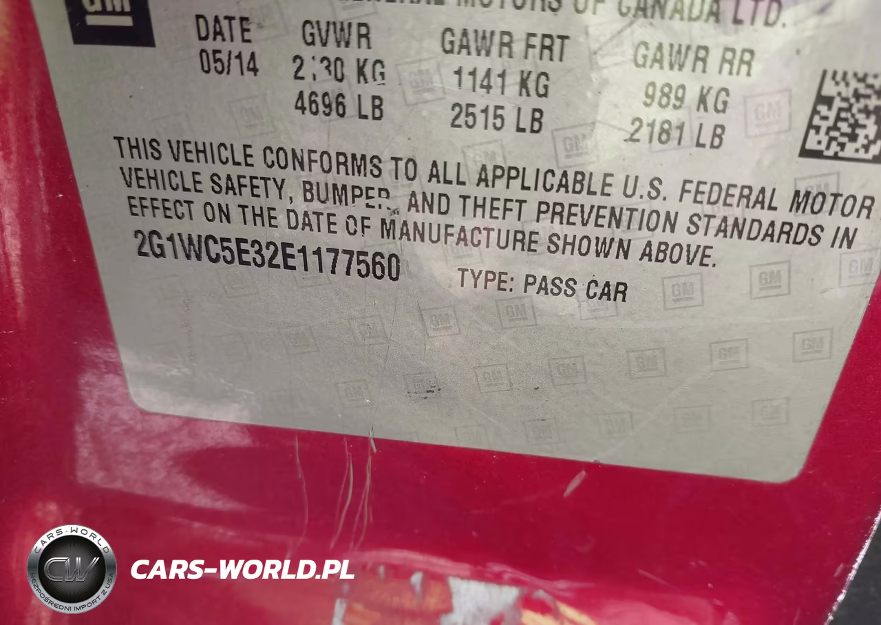 2014 Chevrolet Impala Limited Ltz VIN:2G1WC5E32E1177560 - 9