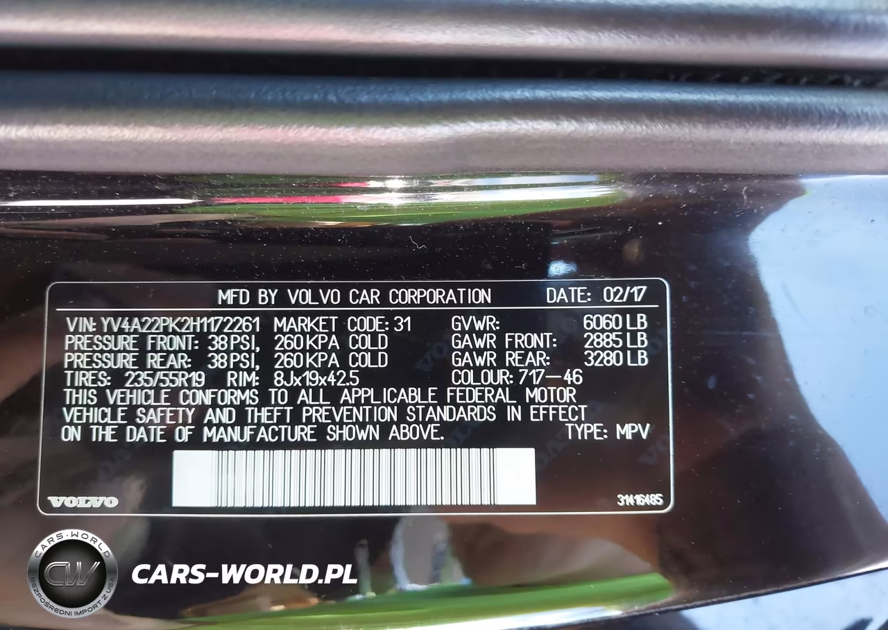 2017 Volvo Xc90 T6 Momentum VIN:YV4A22PK2H1172261 - 9