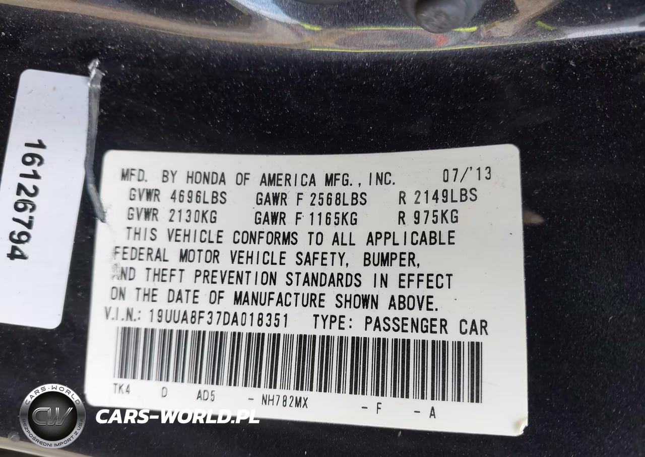 2013 Acura Tl 3.5 Special Edition VIN:19UUA8F37DA018351 - 9