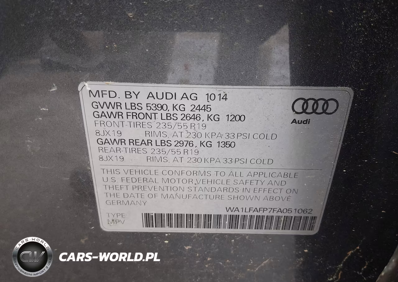 2015 Audi Q5 2.0T Premium VIN:WA1LFAFP7FA051062 - 9