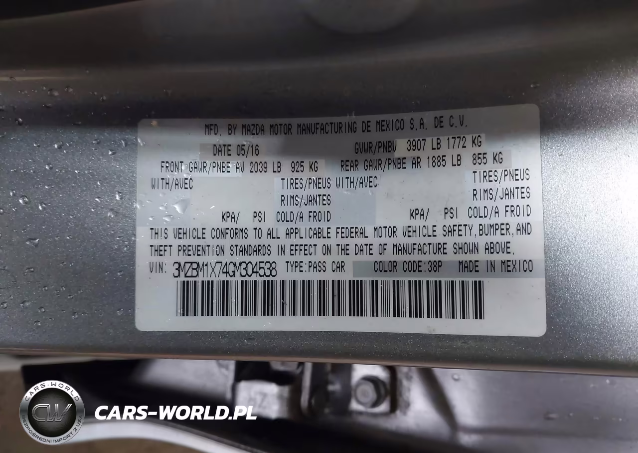 2016 Mazda Mazda3 I Grand Touring VIN:3MZBM1X74GM304538 - 9