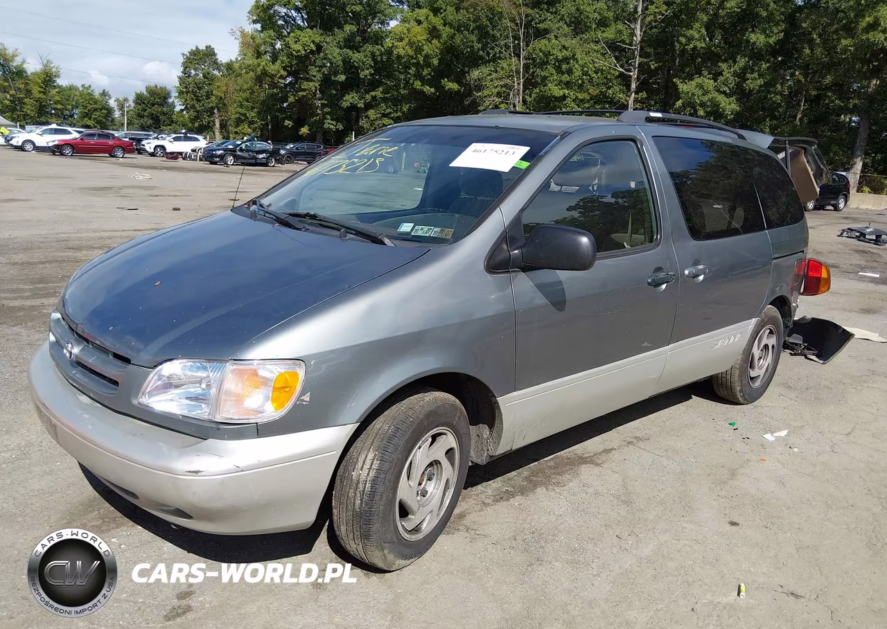 2000 Toyota Sienna Le-Xle VIN:4T3ZF13C7YU213309 - 2