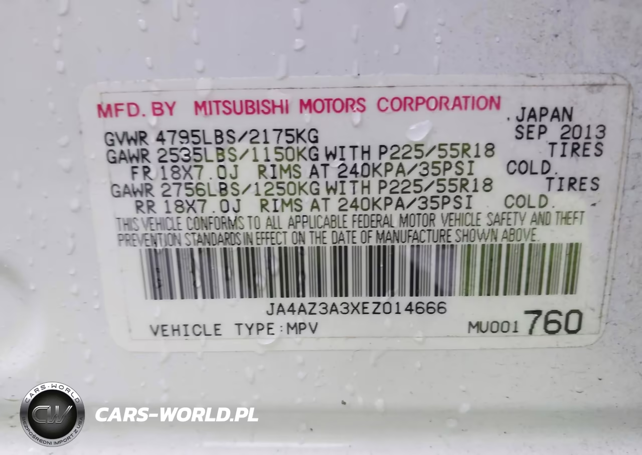 2014 Mitsubishi Outlander Se VIN:JA4AZ3A3XEZ014666 - 9