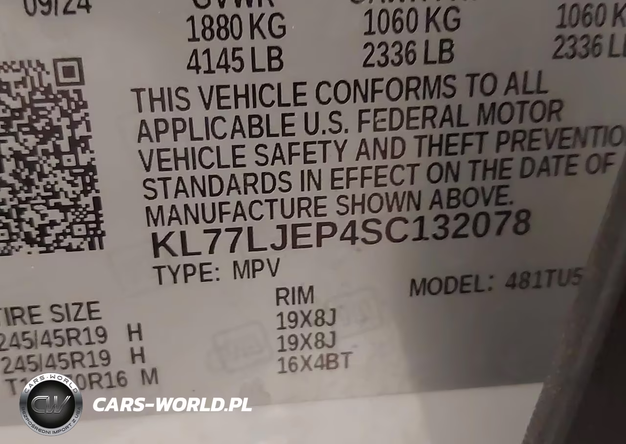 2025 Chevrolet Trax Fwd 2Rs VIN:KL77LJEP4SC132078 - 9