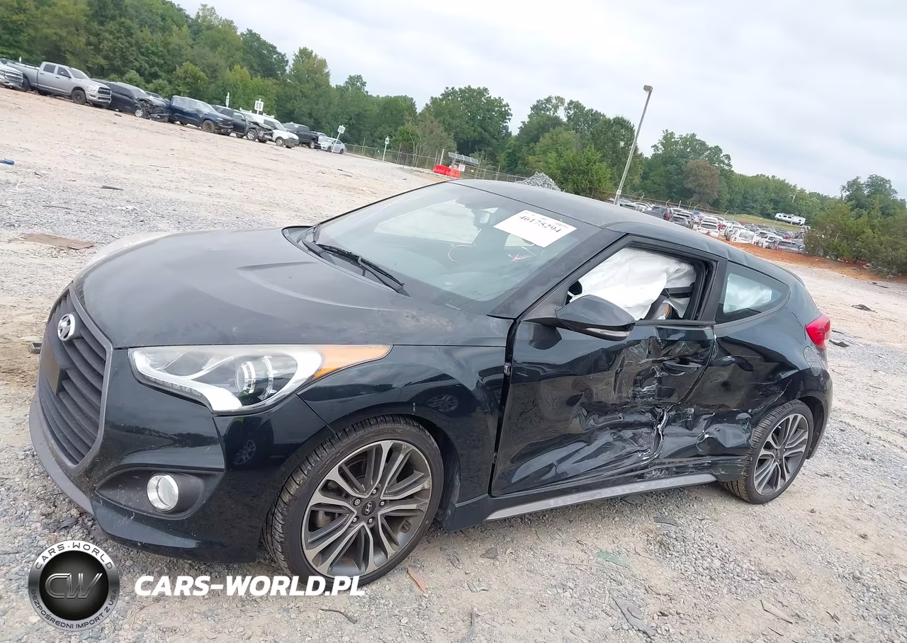 2016 Hyundai Veloster Turbo VIN:KMHTC6AE8GU302331 - 14