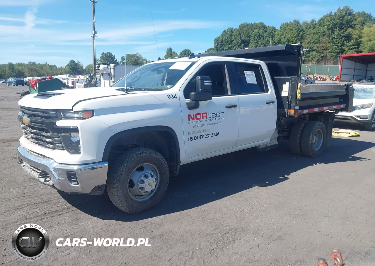 2024 Chevrolet Silverado 3500Hd Chassis Work Truck VIN:1GB4YSEYXRF397347 - 2