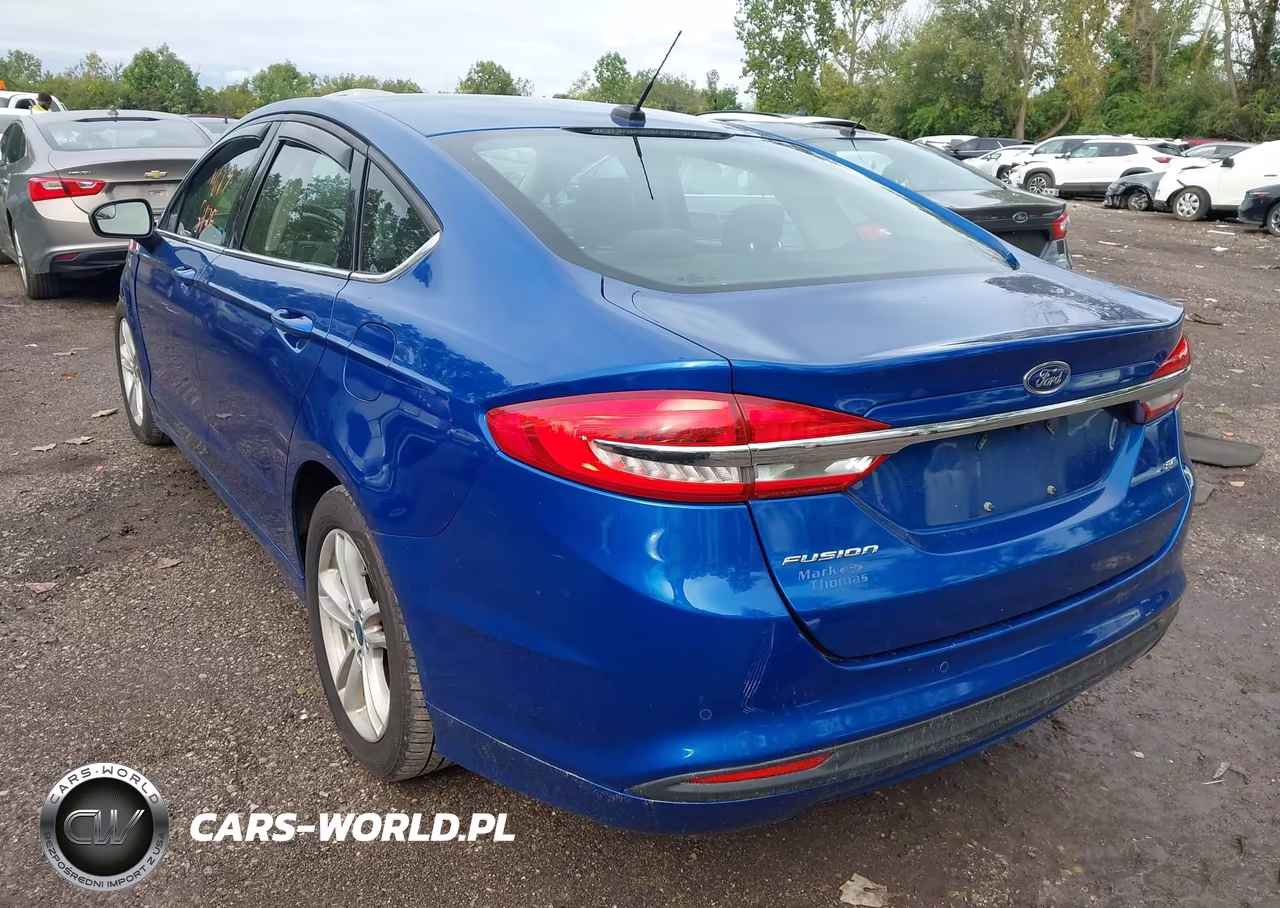 2018 Ford Fusion Se VIN:3FA6P0H77JR114186 - 3
