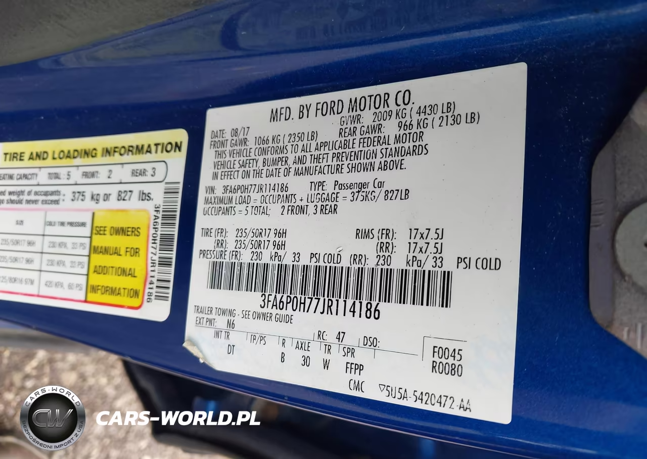 2018 Ford Fusion Se VIN:3FA6P0H77JR114186 - 9