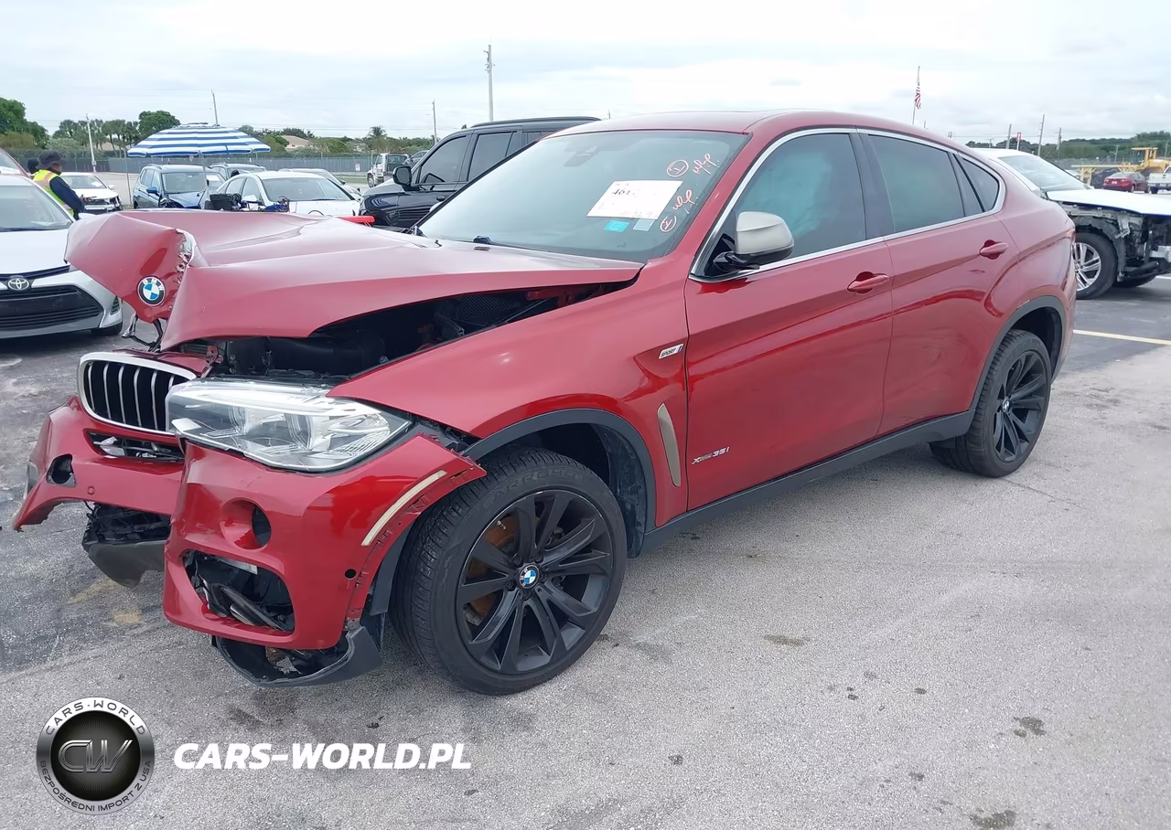 2018 BMW X6 xDrive35I VIN:5UXKU2C55J0Z61287 - 2