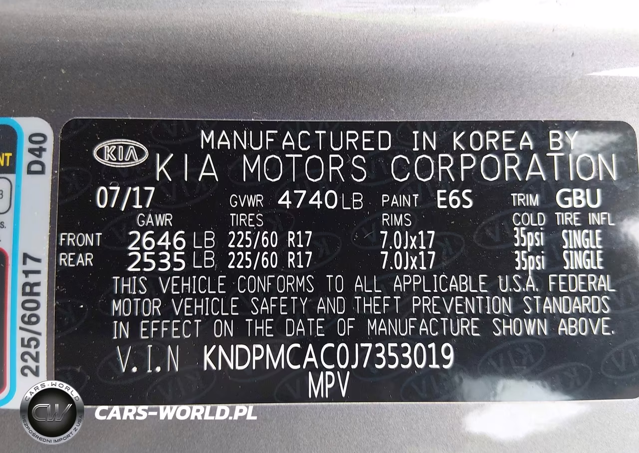 2018 Kia Sportage Lx VIN:KNDPMCAC0J7353019 - 9