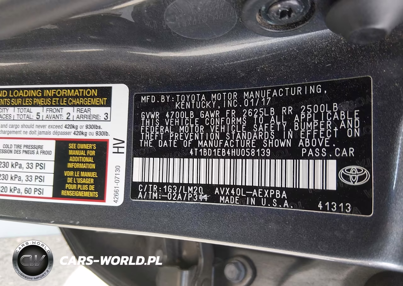 2017 Toyota Avalon Hybrid Limited VIN:4T1BD1EB4HU058139 - 9