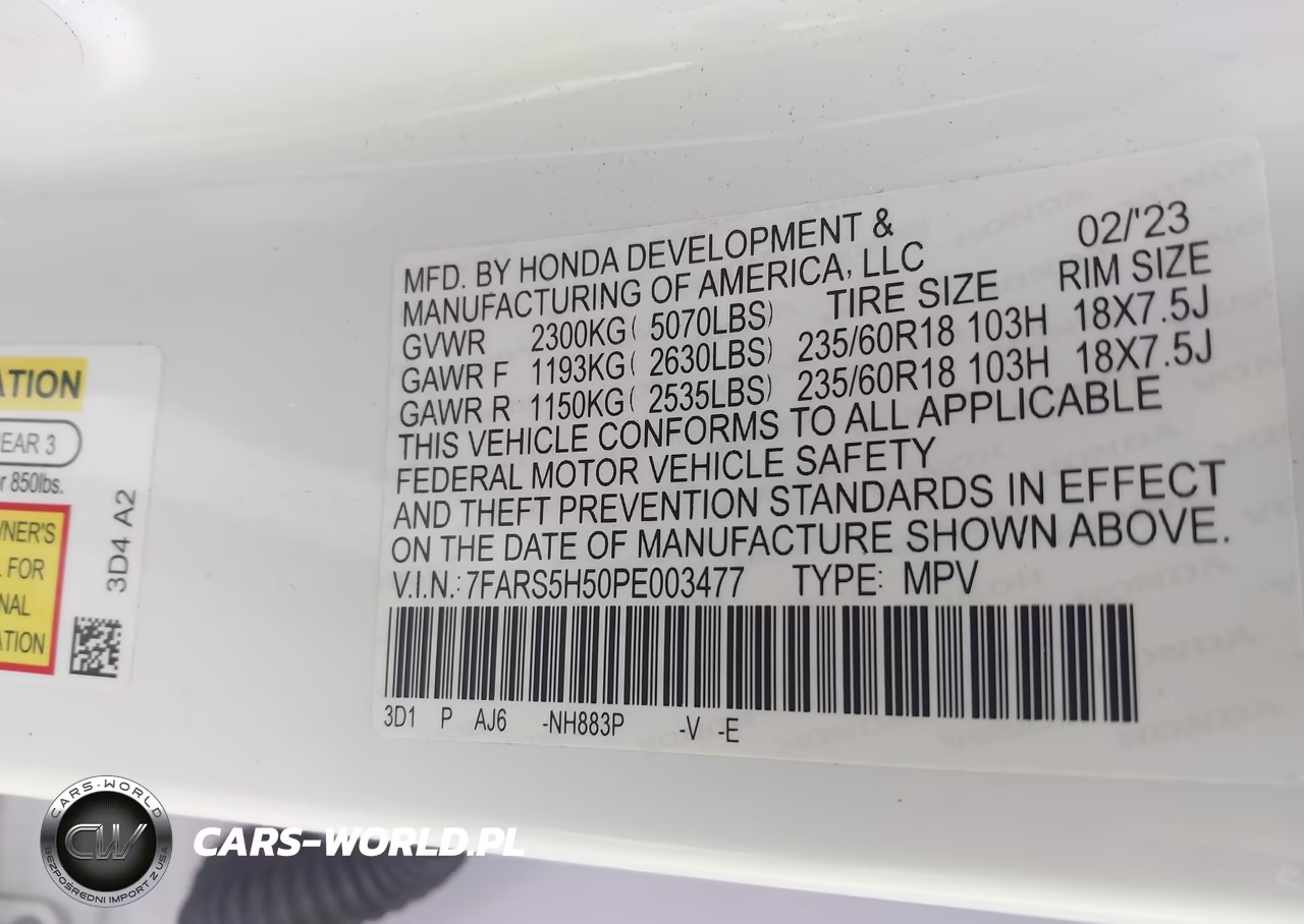 2023 Honda Cr-V Hybrid Sport VIN:7FARS5H50PE003477 - 9