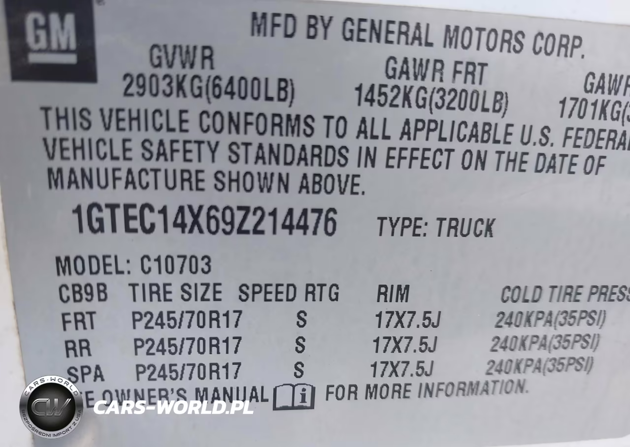2009 GMC Sierra 1500 Work Truck VIN:1GTEC14X69Z214476 - 9