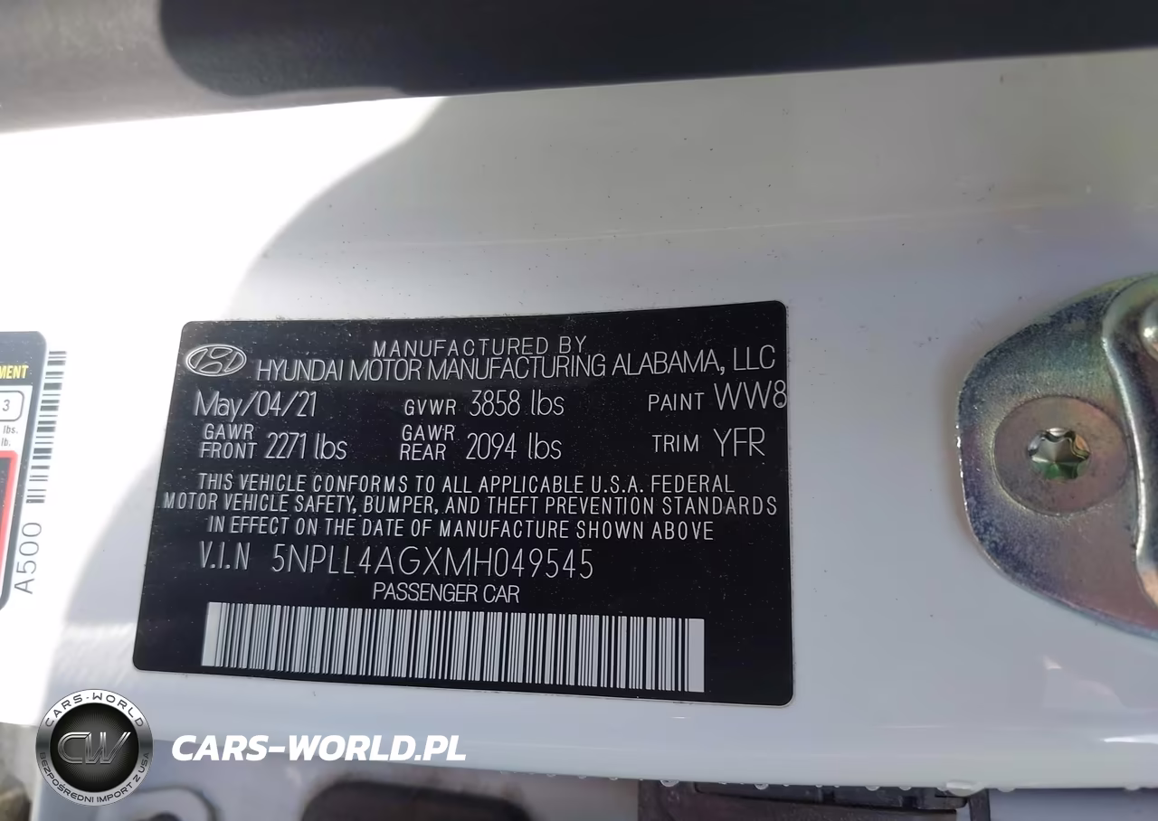 2021 Hyundai Elantra Se VIN:5NPLL4AGXMH049545 - 9