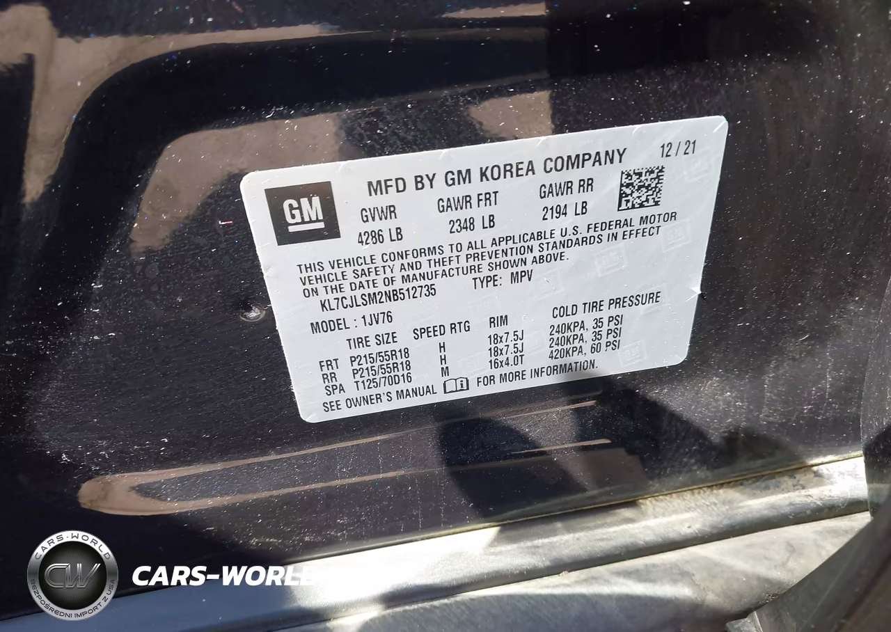 2022 Chevrolet Trax Fwd Lt VIN:KL7CJLSM2NB512735 - 9