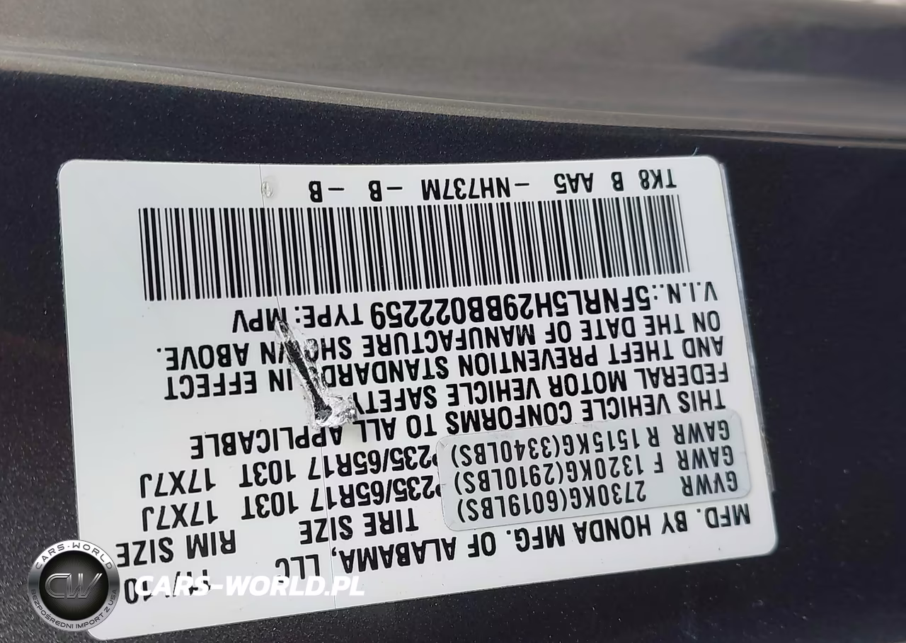 2011 Honda Odyssey Lx VIN:5FNRL5H29BB022259 - 9