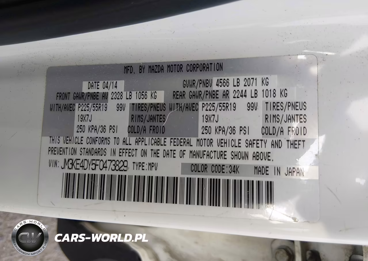 2015 Mazda Cx-5 Grand Touring VIN:JM3KE4DY5F0473829 - 9