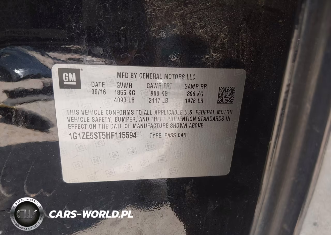2017 Chevrolet Malibu 1Lt VIN:1G1ZE5ST5HF115594 - 9
