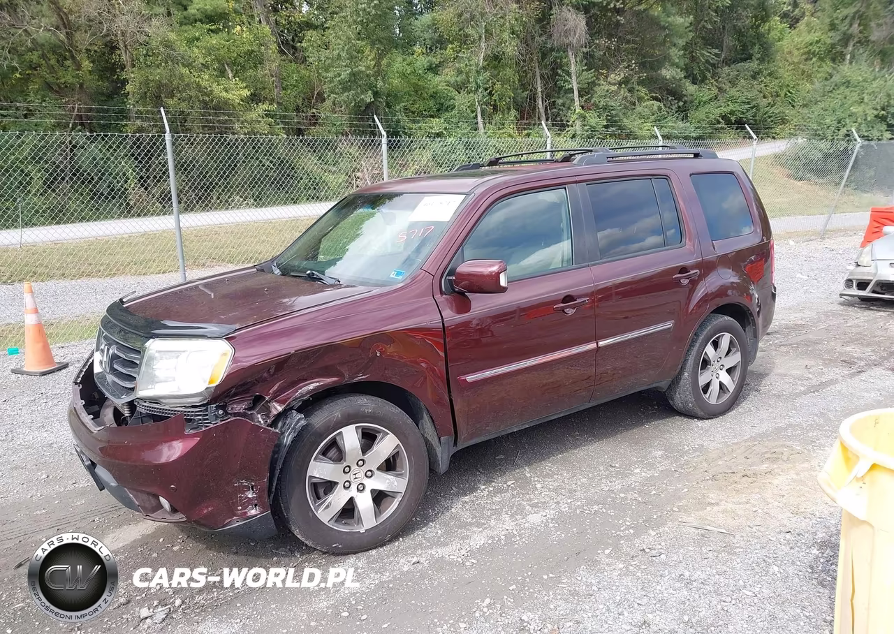 2013 Honda Pilot Touring VIN:5FNYF4H96DB054406 - 2