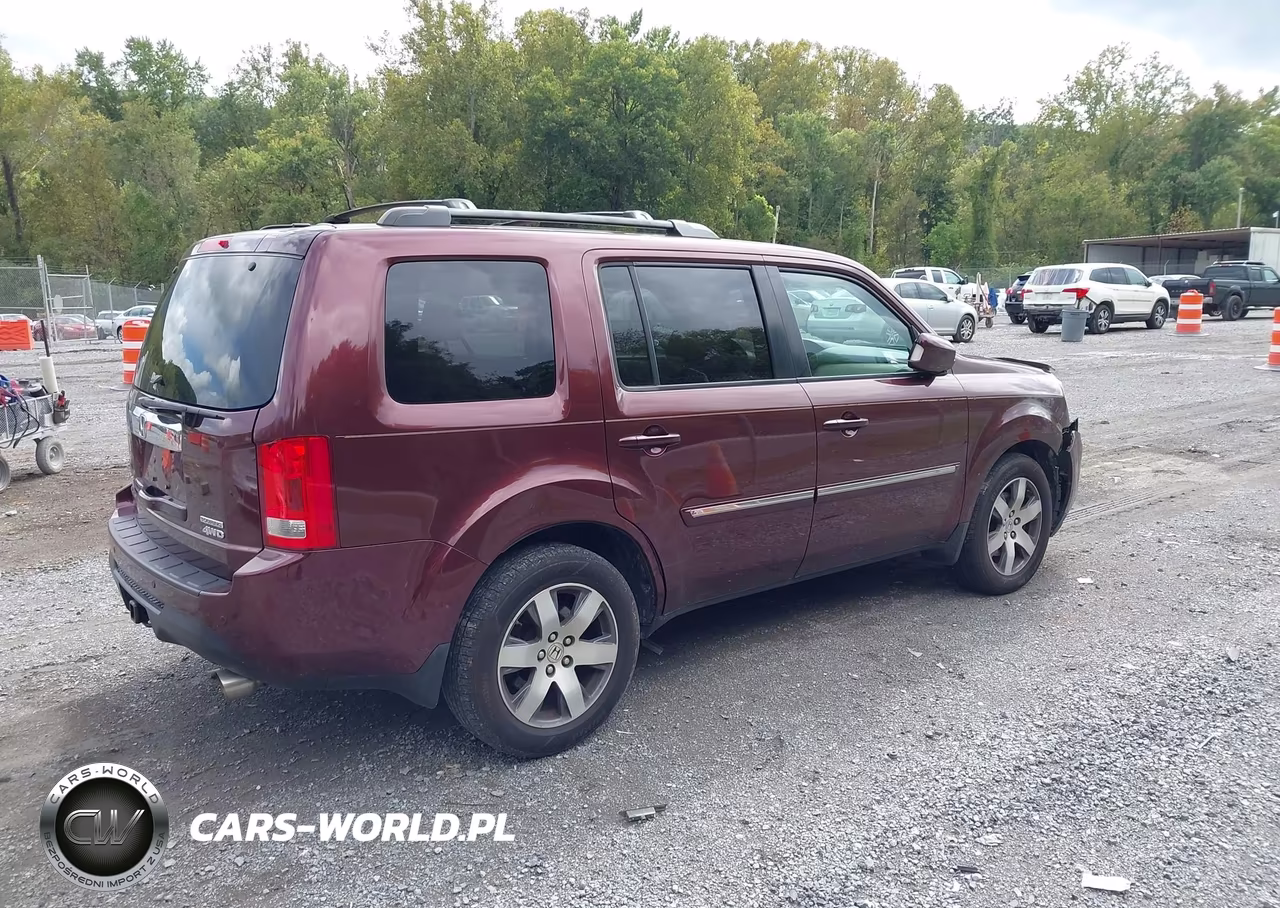 2013 Honda Pilot Touring VIN:5FNYF4H96DB054406 - 4