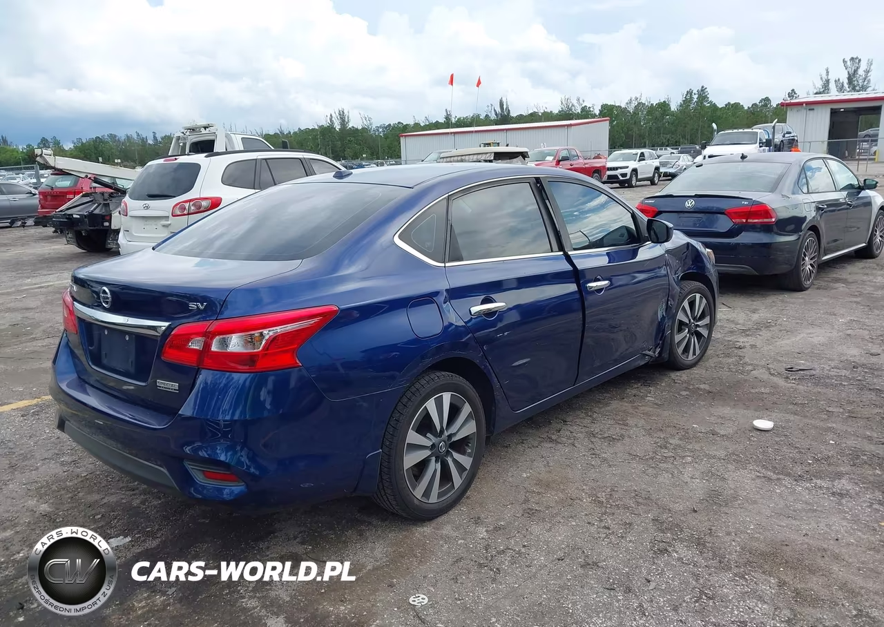 2019 Nissan Sentra Sv VIN:3N1AB7AP6KY342647 - 4
