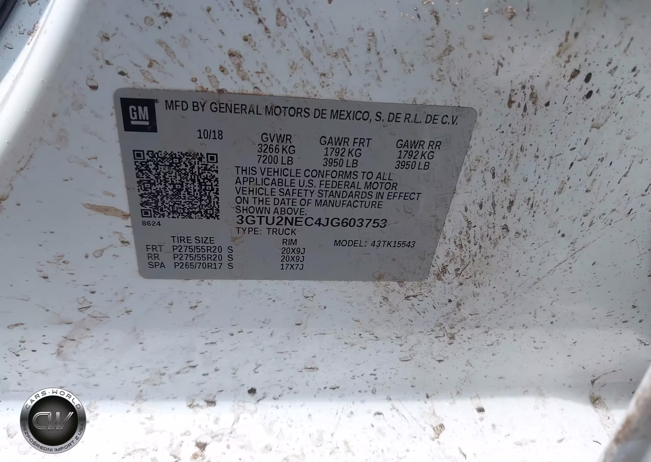 2018 GMC Sierra 1500 Slt VIN:3GTU2NEC4JG603753 - 9