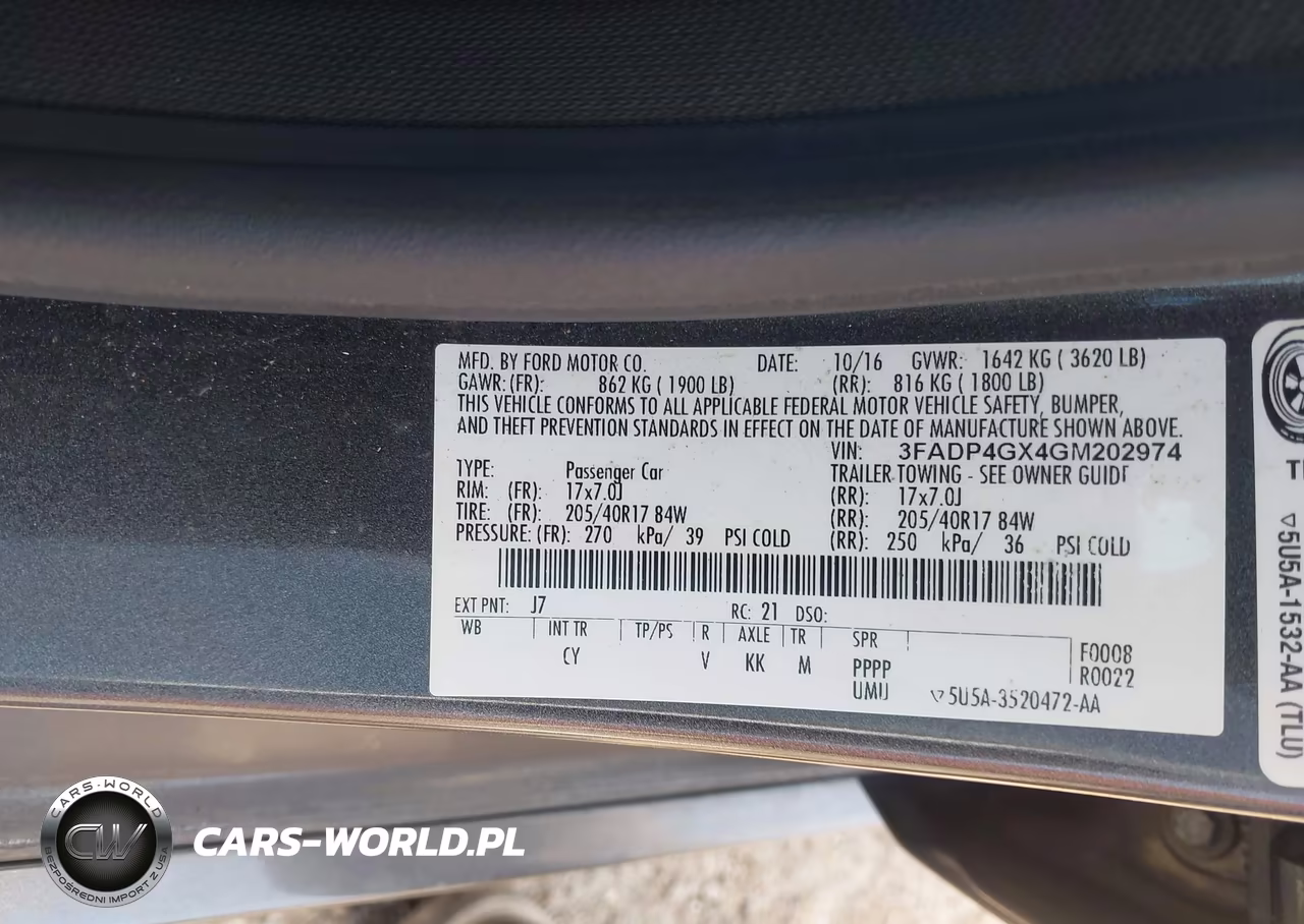 2016 Ford Fiesta St VIN:3FADP4GX4GM202974 - 9