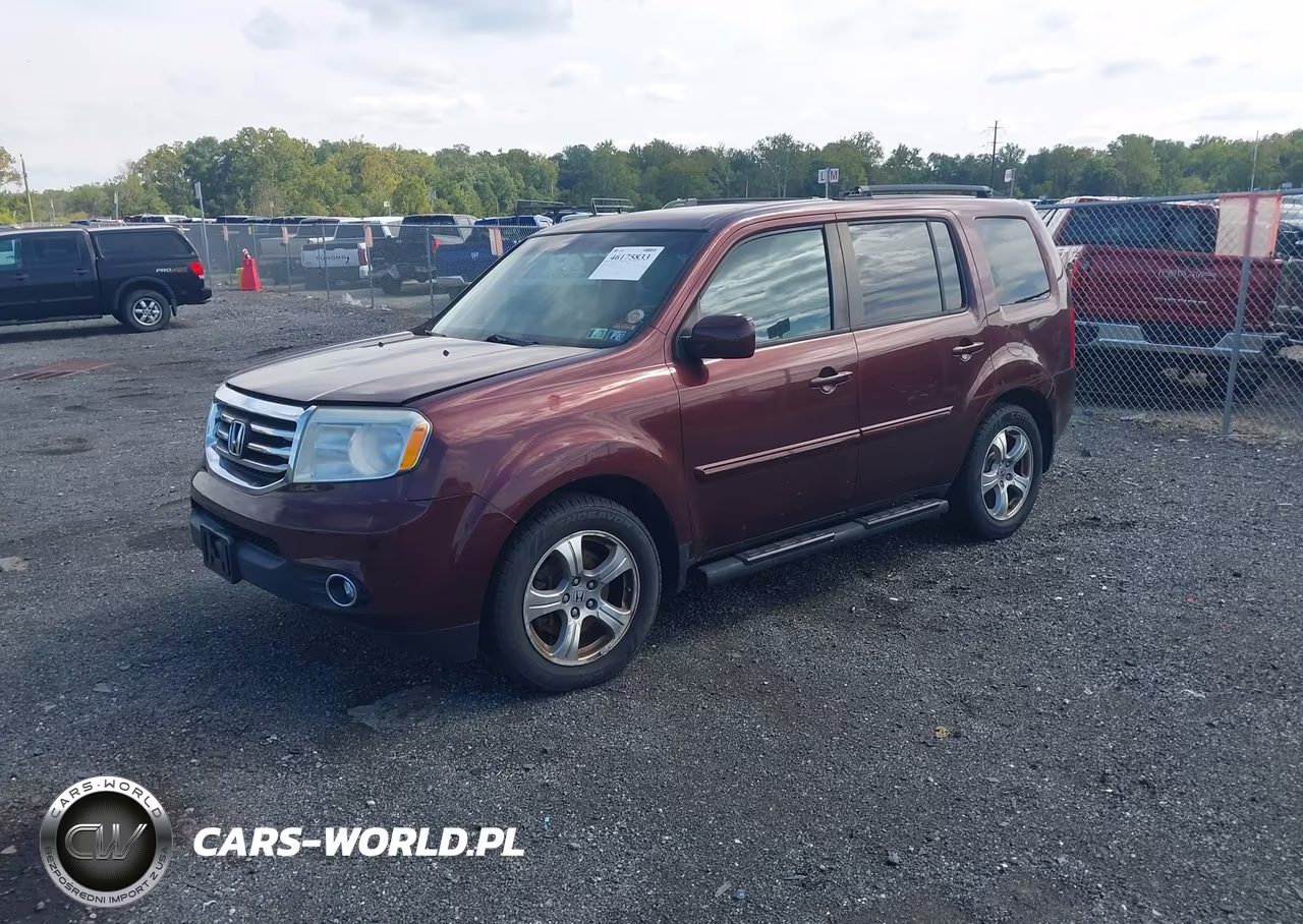 2012 Honda Pilot Ex-L VIN:5FNYF4H51CB062487 - 2