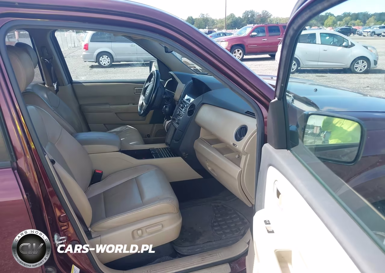 2012 Honda Pilot Ex-L VIN:5FNYF4H51CB062487 - 5